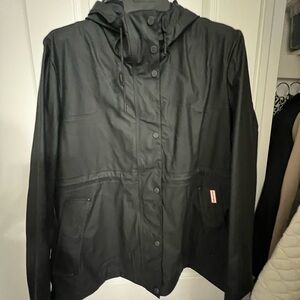 Hunter Black Waterproof Rain Jacket